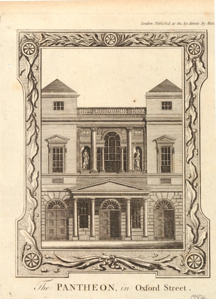 1784 Etching, Pantheon from Front